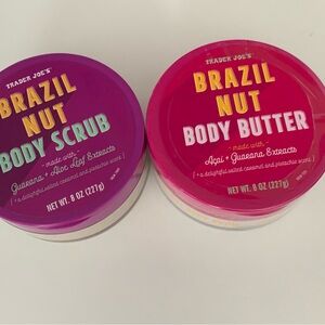 Trader Joe’s Brazil nut Body Butter and Scrub